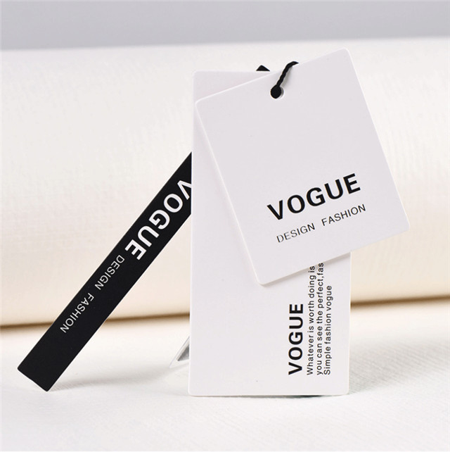 European Clothing Label Clothing Hanging Tag Can Be Printed LOGO