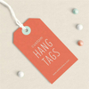 Fashion Custom Luxury Silk Screen Printing Cardboard Custom Logo String Hang Tag For Clothing Hangtags