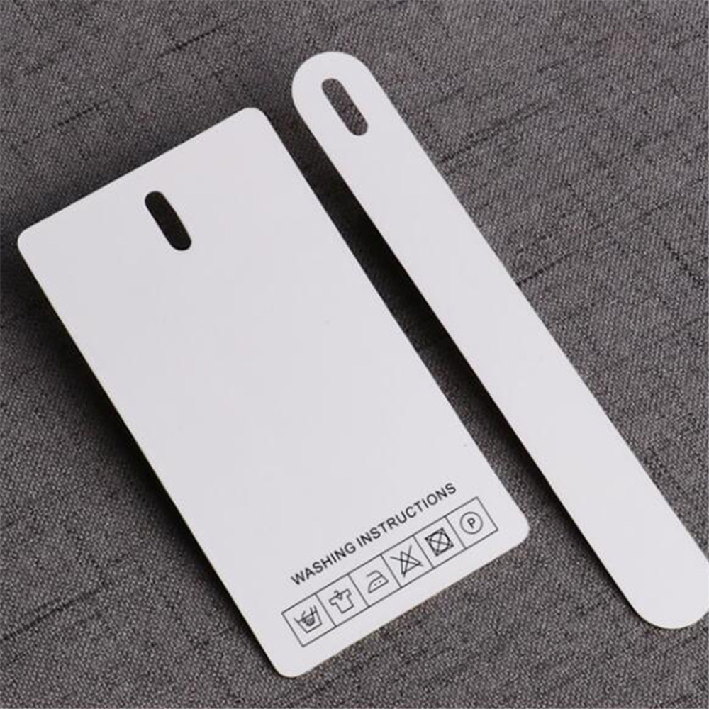 Printed Clothes Card Tag Made Pants Card Hang Tag Bronzing High-End Fashion Name Card