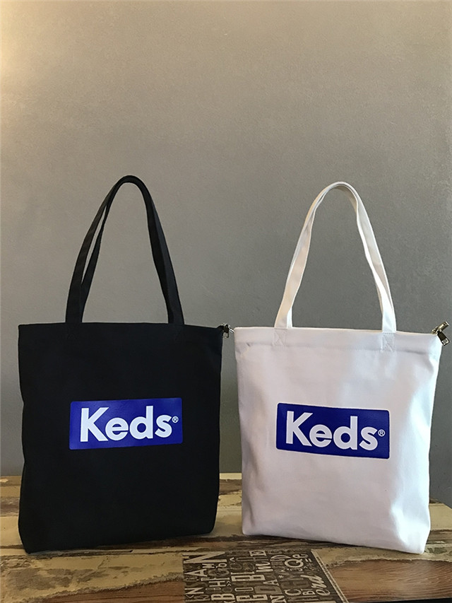 Custom Logo Printed Cotton Cloth Ladies Fashion Shopping Bag Canvas Tote Paper Bags