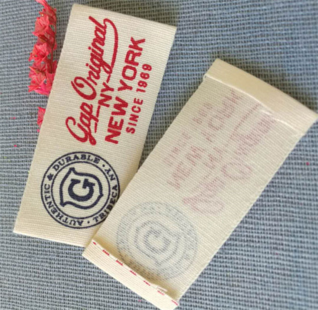 Luggage Woven Label Garment Collar Label Print Label