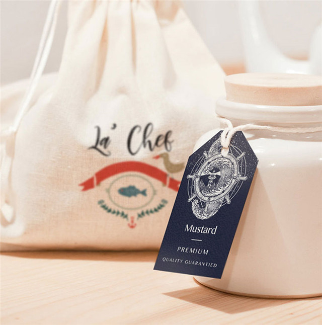 Custom Luxury Hang Tag Garment Paper Hangtag Textured Swing Tag For Clothing