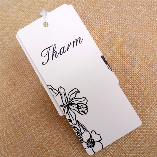 High-grade Clothing Paper Hangtag Clothing Label Trademark Shoes Certification Tags Customization