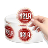 Custom Printed Adhesive Vinyl Roll Label Round Stickers Labels