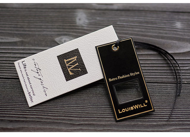 Manufacturers Direct High-grade Clothing Tag Customized Men's Wear Socks And Jeans Trademark Tag Customization
