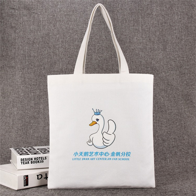 Creative Printing Canvas Shopping Bag Custom Color Printing Portable Cotton Canvas Bag Custom Printing LOGO