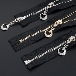 Garment Zipper Leather Bag Zipper Metal Zipper
