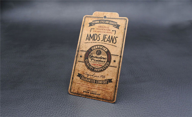 Garment Paper Hangtag Swing Label Tag for Clothing And Bag with String