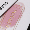 Printed Clothes Card Tag Made Pants Card Hang Tag Bronzing High-End Fashion Name Card