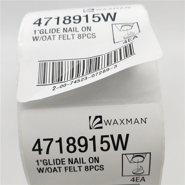 Custom Logo Waterproof Vinyl Barcode Sticker For Package 