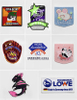 Manufacturer produces custom computer embroidery label color embroidery badge can be hot stick 