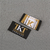 Silks fold woven tag custom costume clothes neck label fabric labels