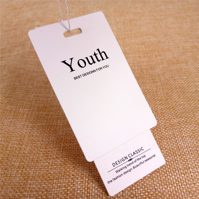 High-grade Clothing Paper Hangtag Clothing Label Trademark Shoes Certification Tags Customization