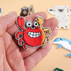 Cute Animal Pattern Embroider Woven Patchs for Children's Clothing