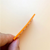 PVC Soft Drop Plastic Label Plastic Seal Fashion Orange Creative LOGO Trademark