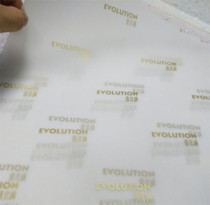 Custom Packaging Paper Printed Foil Logo 17G Tissue Gift Paper Wrapping Paper