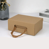 Manufacturers Custom-made Baby Portable Shoe Box Environmental Kraft Paper Shoes Box for Infants