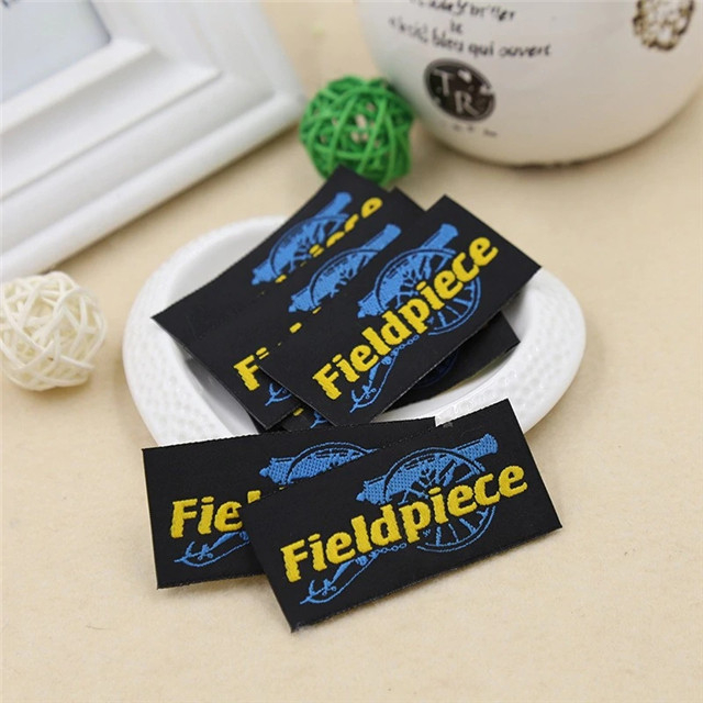 Clothing Collar Standard Trademark Custom-made Cloth Standard Custom Woven Label Made of High Density Double Face Brocade