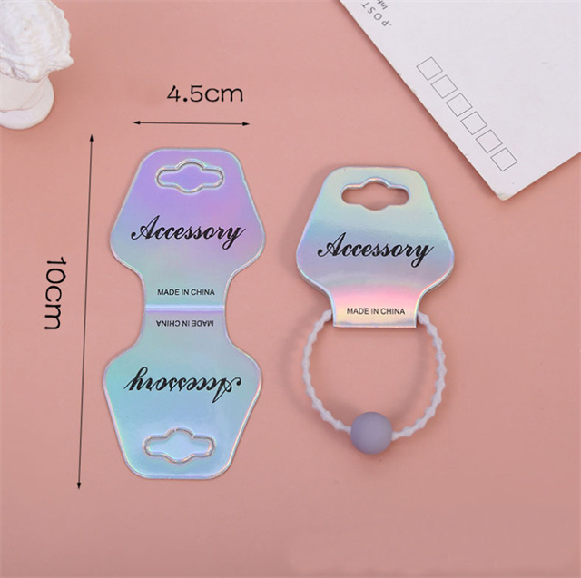 New Style Laser Colorful Packing Card Lifting Card Paper Card