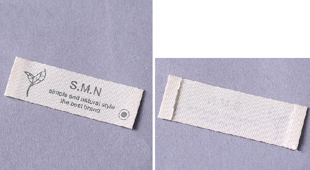 Free Design of Cotton Label Clothing Cloth