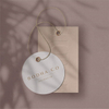 Custom Luxury Hang Tag Garment Paper Hangtag Textured Swing Tag For Clothing