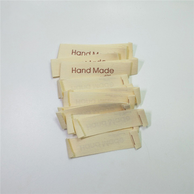 Custom-made Cotton Woven Labels sewing Grosgrain clothing label provide free sample 