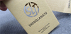 Custom Thick Jeans Hanging Tags Handcrafted Private Brand Custom Paper Hangtag